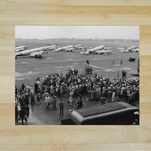 1955 OPERATION KINDERLIFT West Berlin refugee & Children Germany 8x10 2pc Photos